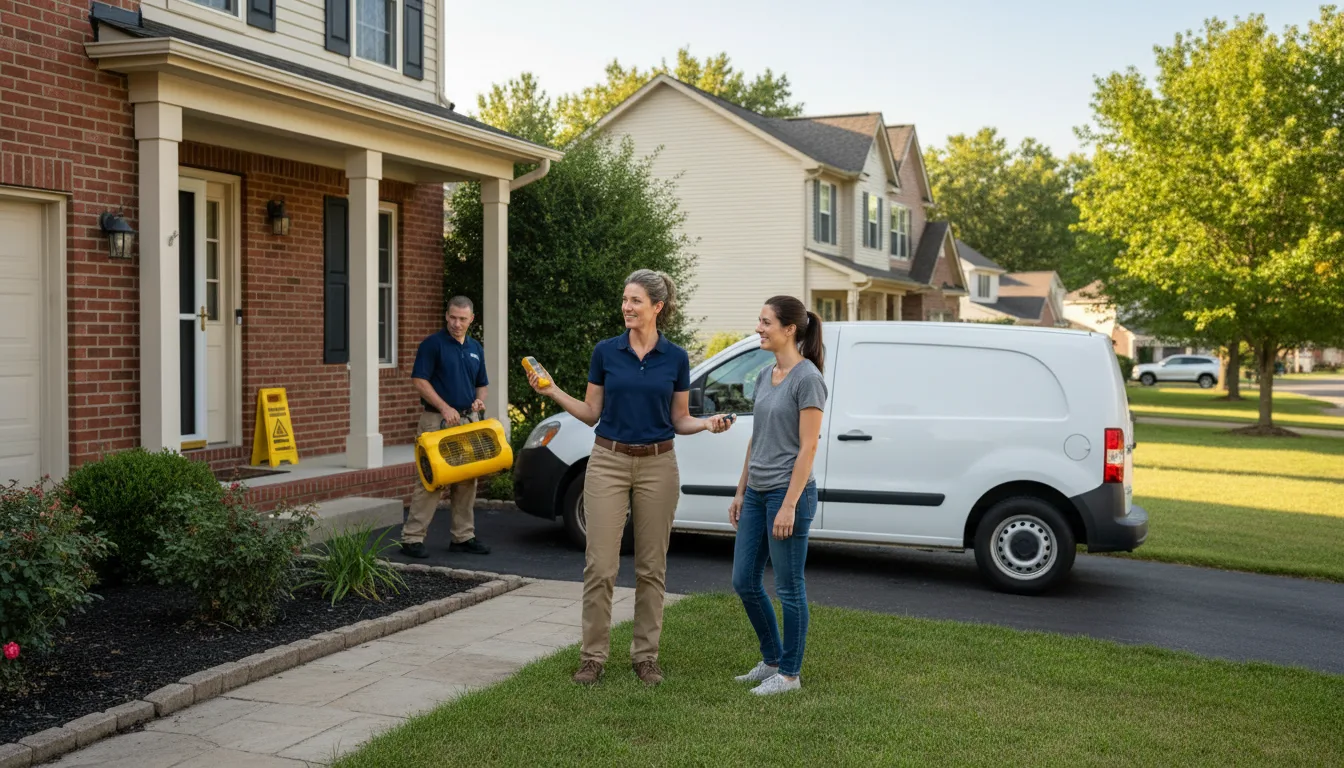 Residential water damage restoration in Berthoud, CO